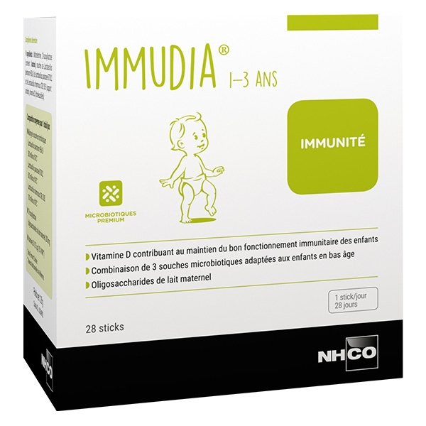 Nhco Optimage Immudia 1-3 ans Immunité 28 sticks