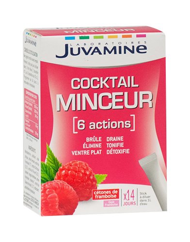 Juvamine Cocktail Minceur 6 Actions 14 sticks